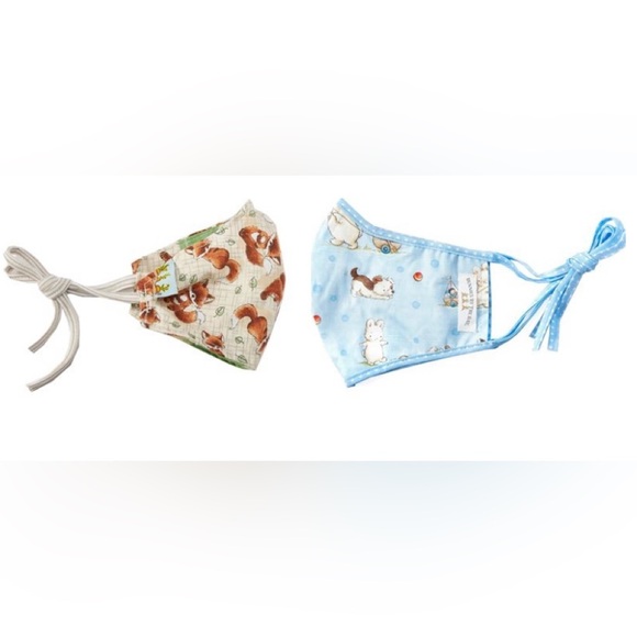 Bunnies by the Bay FOXY & SKIPIT kids mask - Picture 1 of 1